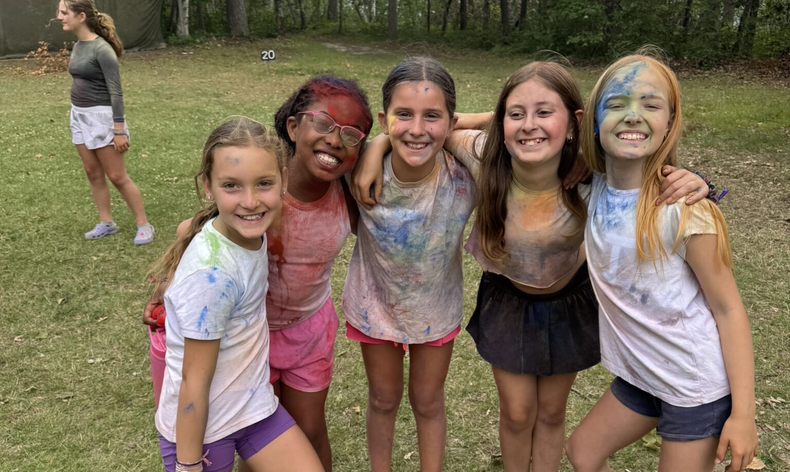 Two girls at Kamaji Girls Camp in Minnesota